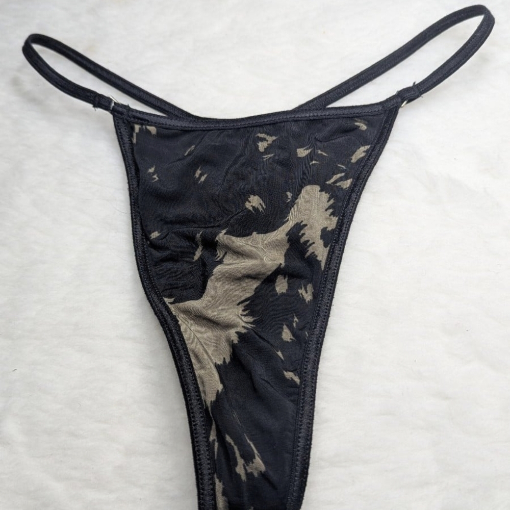 Victoria's Secret Black and Tan Lingerie